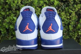 Air Jordan 4 GS White Blue Orange 2016 - Sneaker Bar Detroit