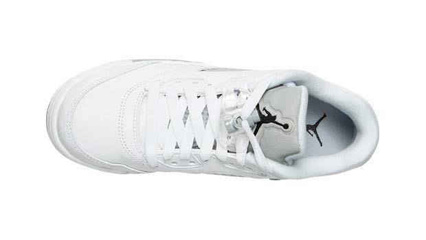 Air Jordan 5 Low White Grey Metallic Silver