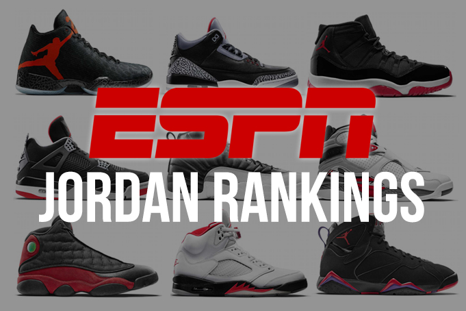 ESPN Air Jordan Rankings