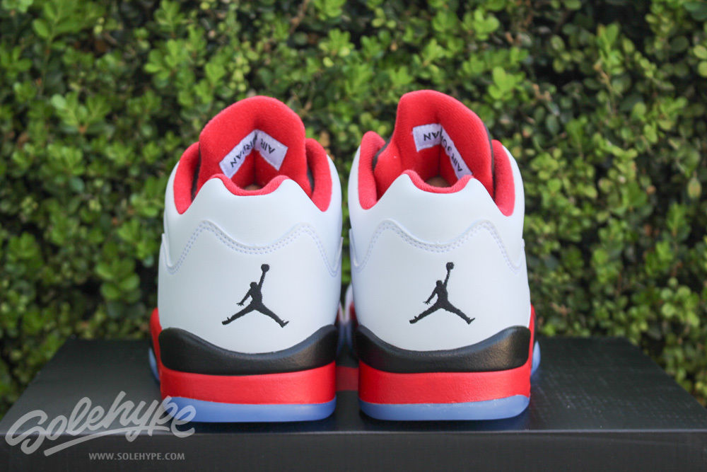 Fire Red Air Jordan 5 Low Available