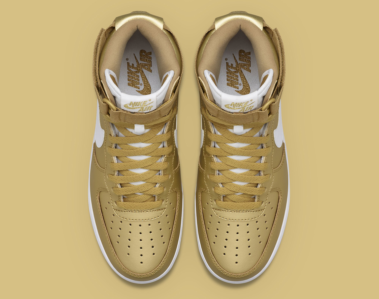 Nike Air Force 1 High Metallic Gold