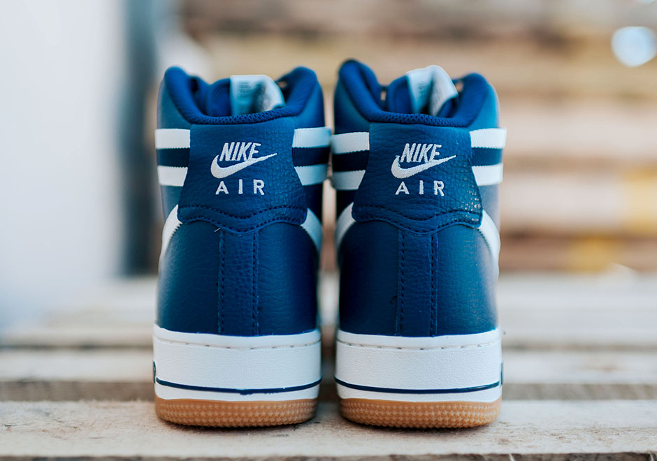 air force 1 high top blue and white