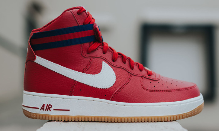 air force 1 red gum bottom