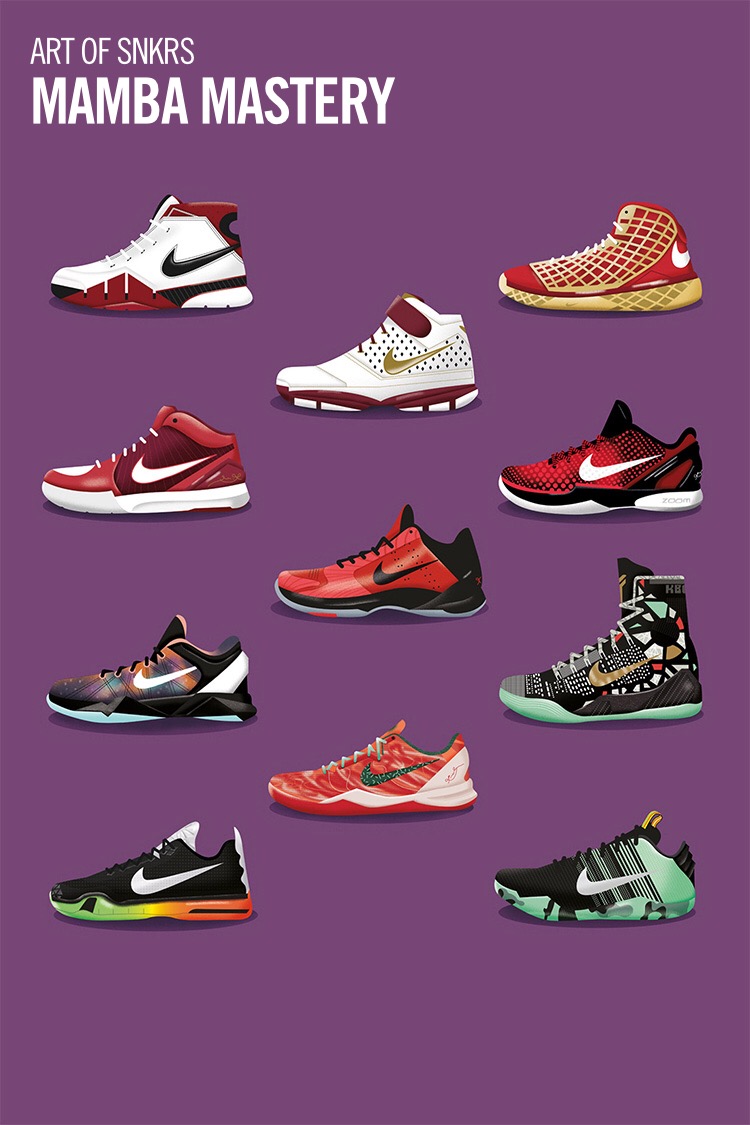 all the kobe shoes