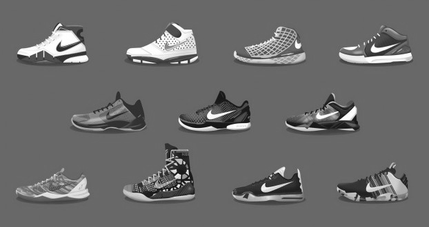 Nike Kobe FTB Fade to Black Collection