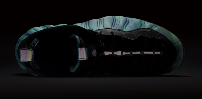 foamposite all star on feet