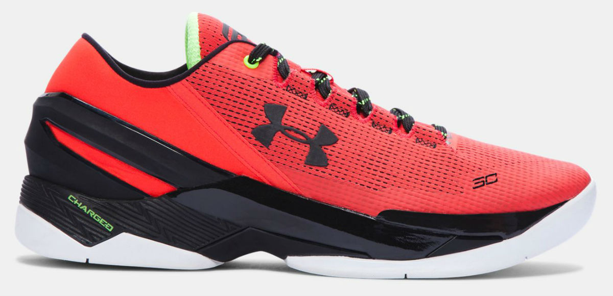 Under Armour Curry 2 Low Red Energy