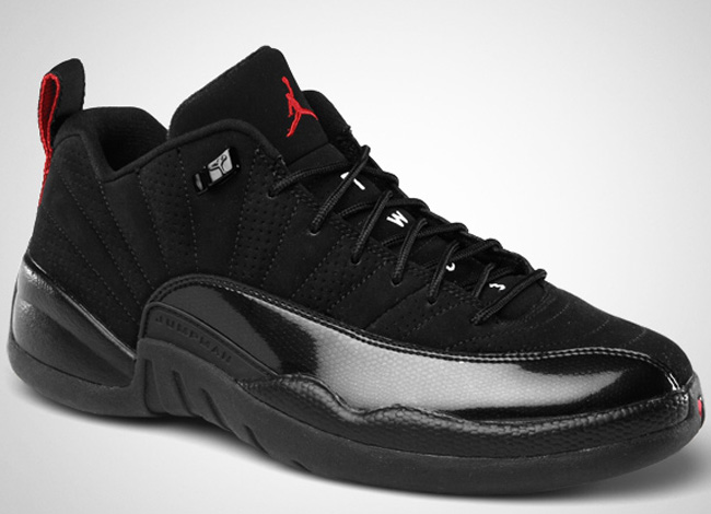 Air Jordan 12 Low Black Patent 2011 