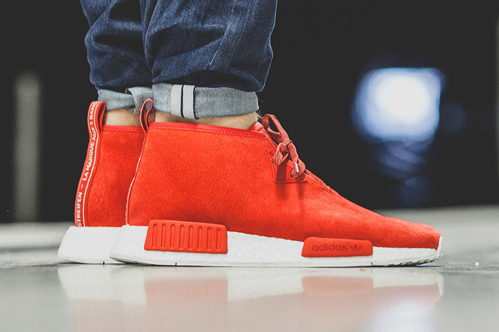adidas NMD Boost Chukka Lush Red Suede