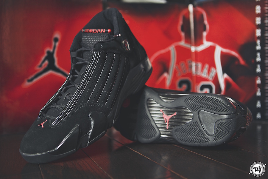 Mens Air Jordan Retro 14 CDP Black Red shoes