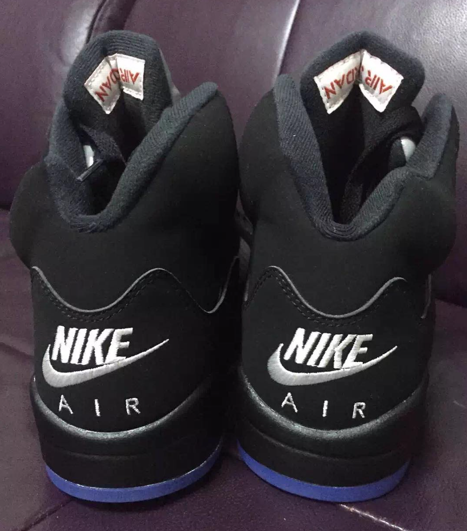 Nike Air Jordan 5 OG Black Metallic Silver 2016 - Sneaker Bar Detroit