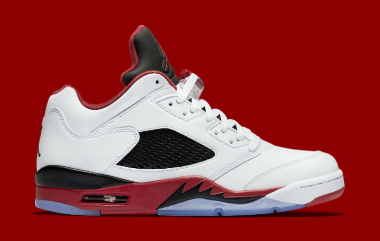 Nike Air Jordan 5 Retro Low Fire Red - The Drop Date
