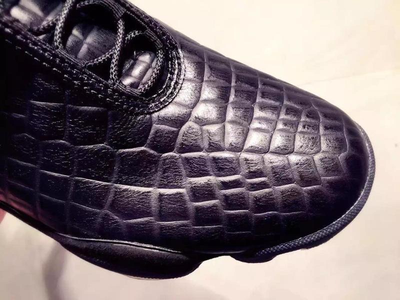 Jordan Horizon Premium Croc Black Leather