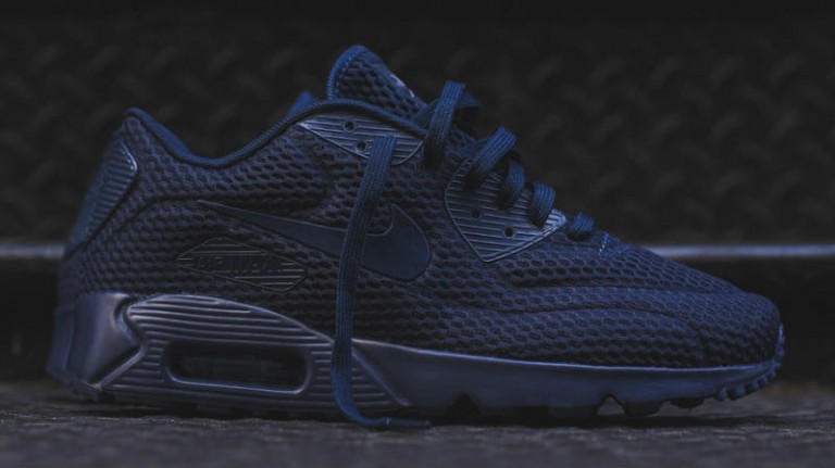 triple navy air max 90