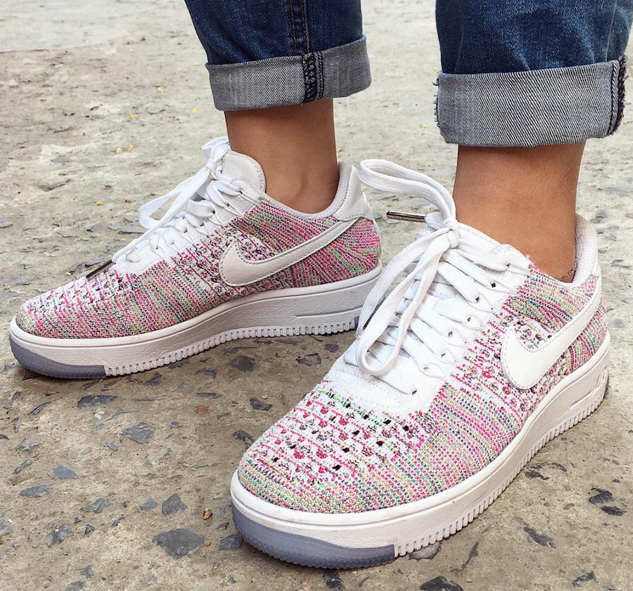 Air force 1 ultra flyknit low white multicolor hotsell