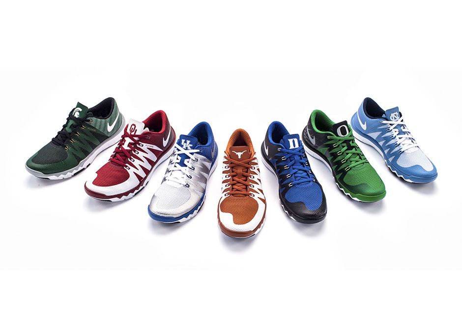 Nike Free Trainer 5 0 College March Madness Collection