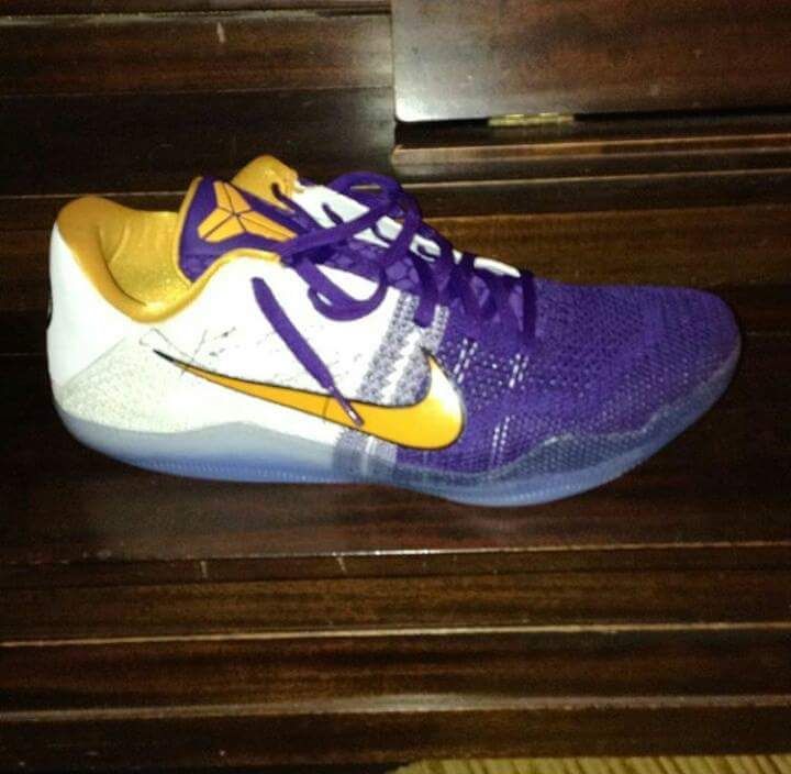 Kobe Autographed Nike Kobe 11 Shoe Denver