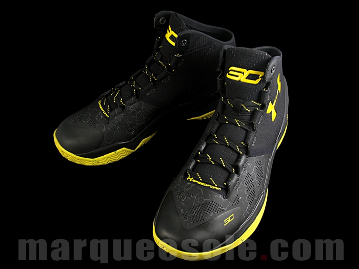 Under Armour Curry 2 Black Yellow