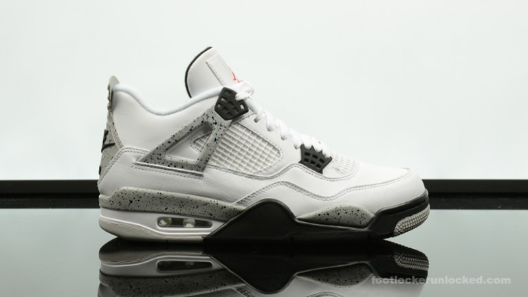 White Cement Air Jordan 4 OG Restock - Sneaker Bar Detroit