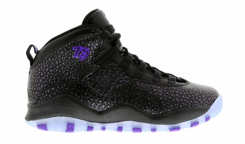 jordan shoes black and purple
