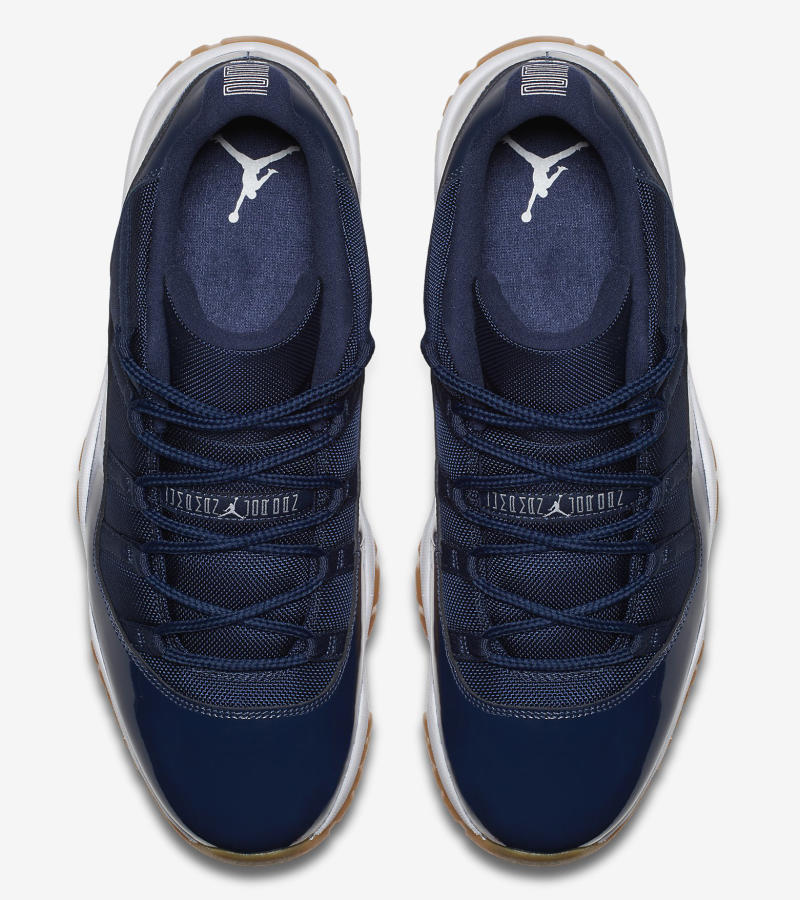 Air Jordan 11 Low Blue Navy White Gum - Sneaker Bar Detroit