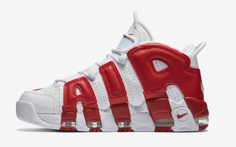 Nike Air More Uptempo White Red