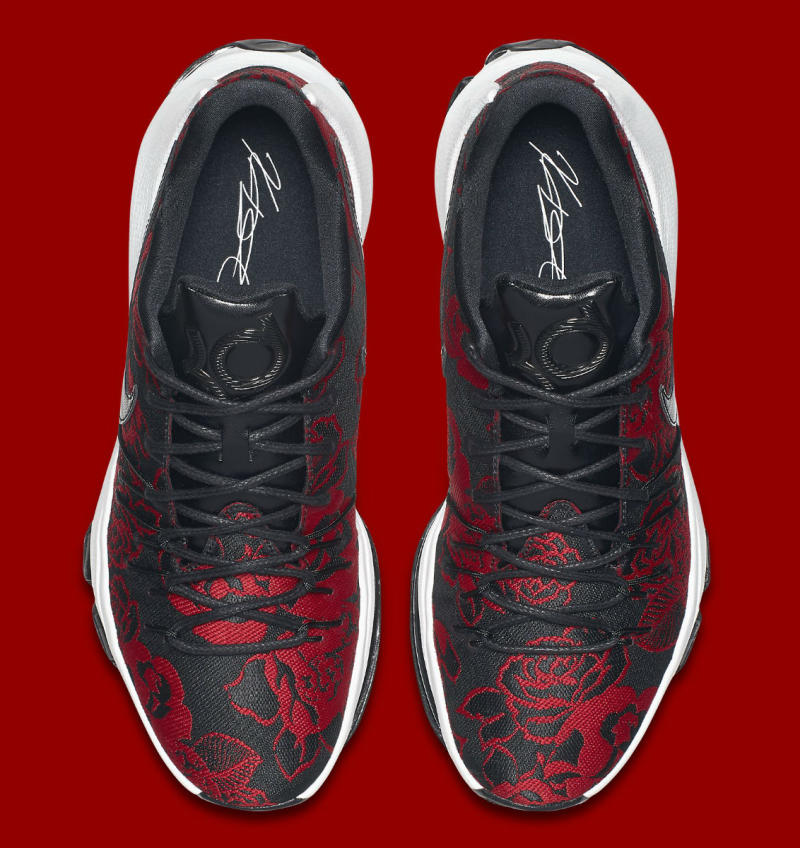 Nike KD 8 EXT Red Floral Finish Release Date