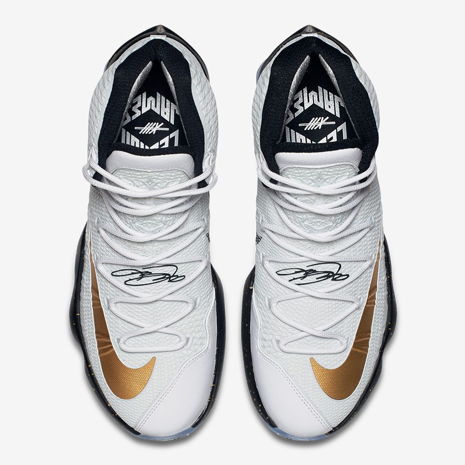 Nike LeBron 13 Elite Gold White Release Date