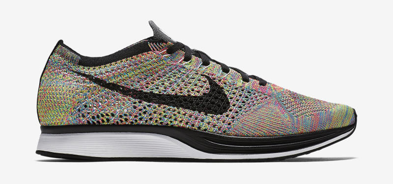 Nike Multicolor Flyknit Racer 2016 Grey Tongues