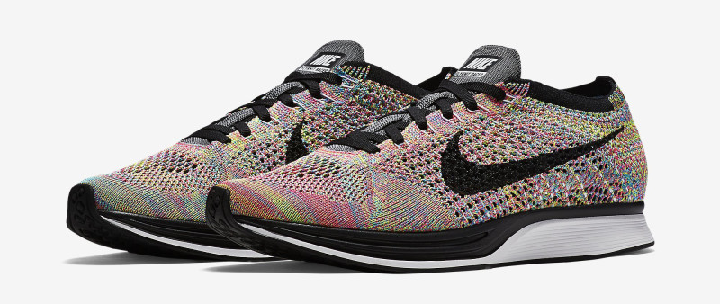 Nike Multicolor Flyknit Racer 2016 Grey Tongues