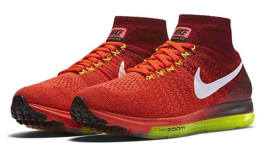 Nike Zoom All Out Flyknit Crimson Volt