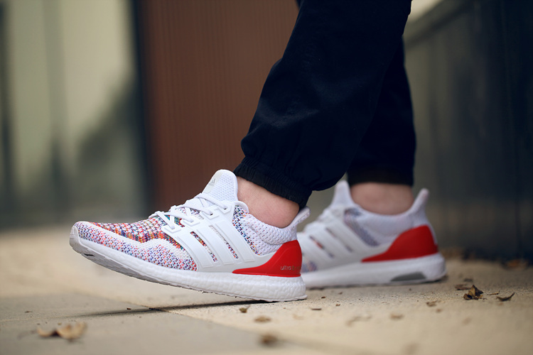adidas Boost Multicolor White Red - Sneaker Bar