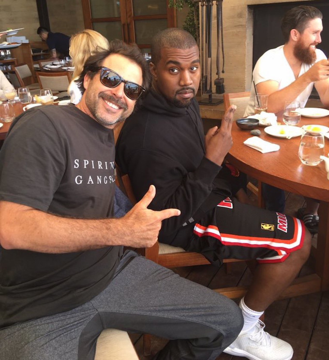 Kanye Wearing adidas D Lillard 2 White
