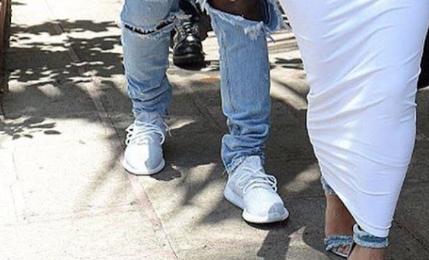 Kanye West Yeezy Boost White Sneaker Detroit