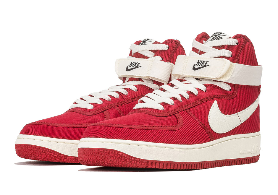 Nike Air Force 1 High Canvas Gym Red