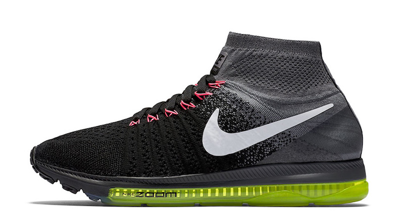 Nike Zoom All Out Flyknit Black Grey