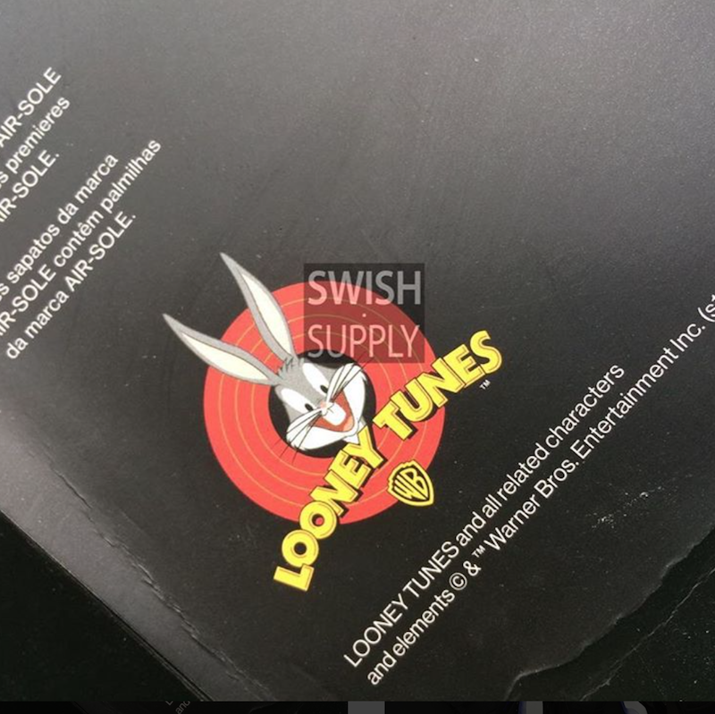 Looney Tunes Air Jordan 11 Space Jam 2016 Packaging