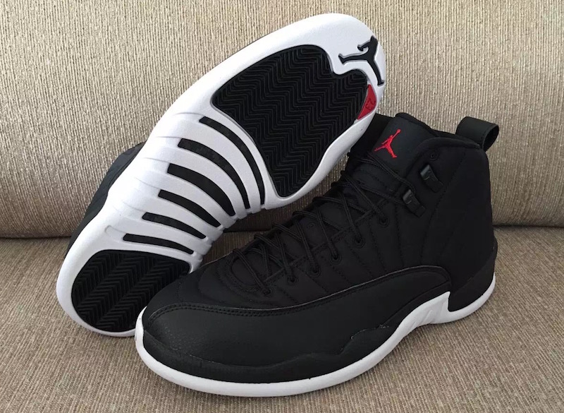 black white and red jordan 12 \u003e Up to 