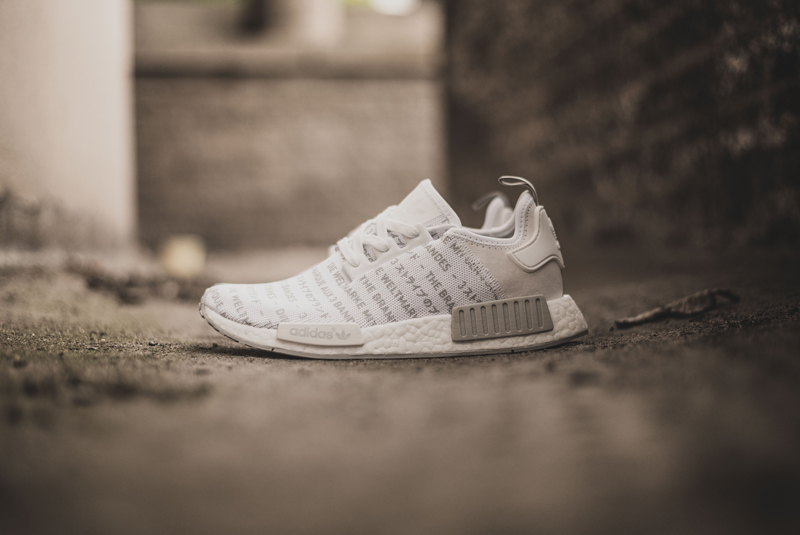 adidas NMD Brand With The Three Stripes Blackout Whiteout
