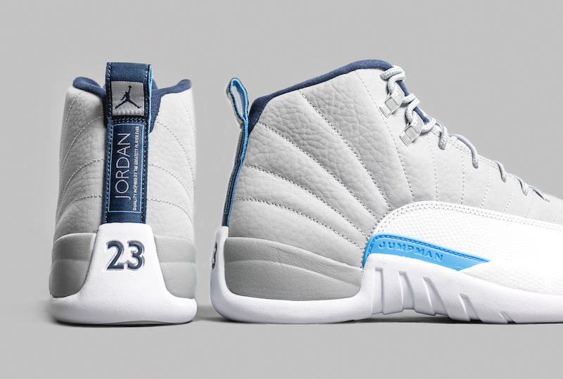 jordan 12 blue and grey