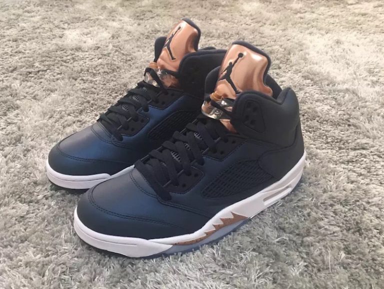 Air Jordan 5 Bronze Obsidian Olympic Release Date - Sneaker Bar Detroit