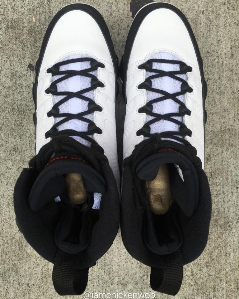 air jordan 9 black white