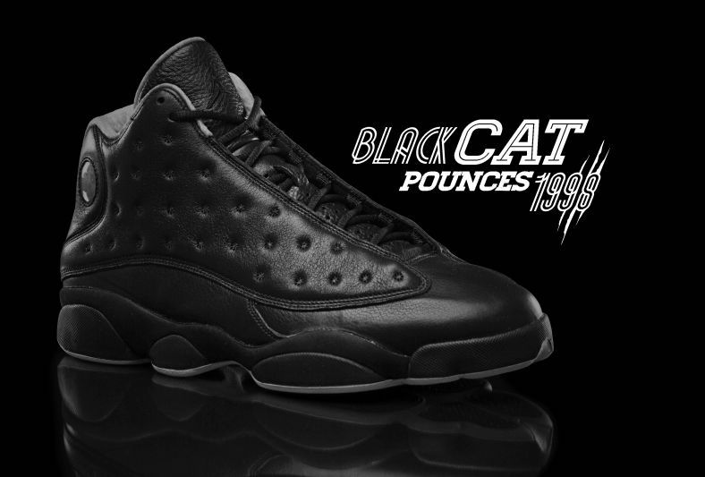 Black Cat Air Jordan 13 2017