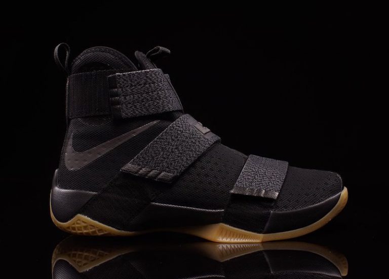 lebron soldier 10 black gum