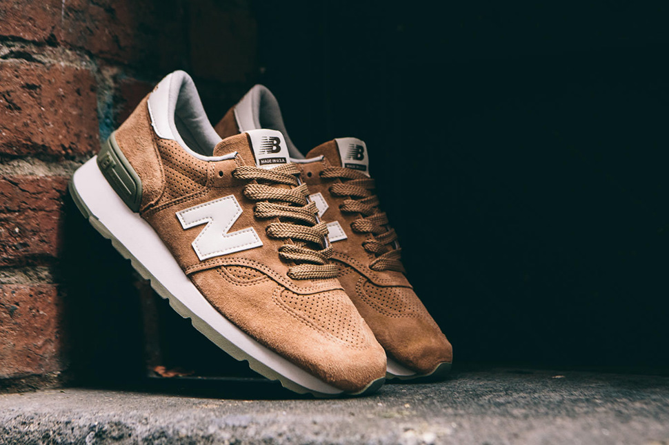 brown suede new balance shoes