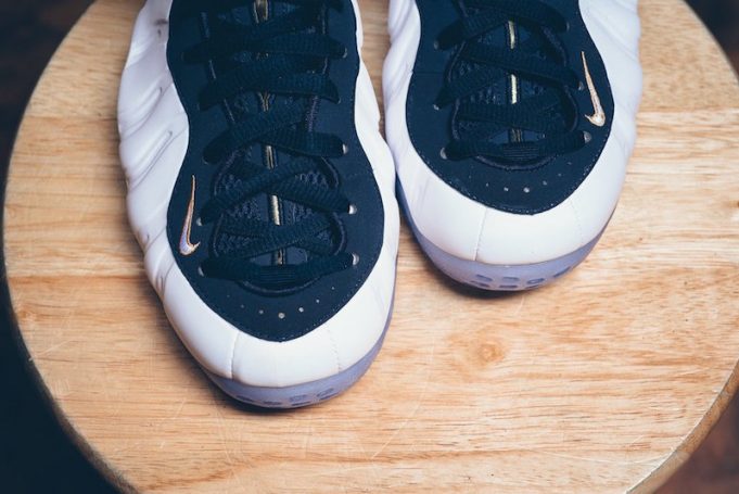foamposite olympic on feet