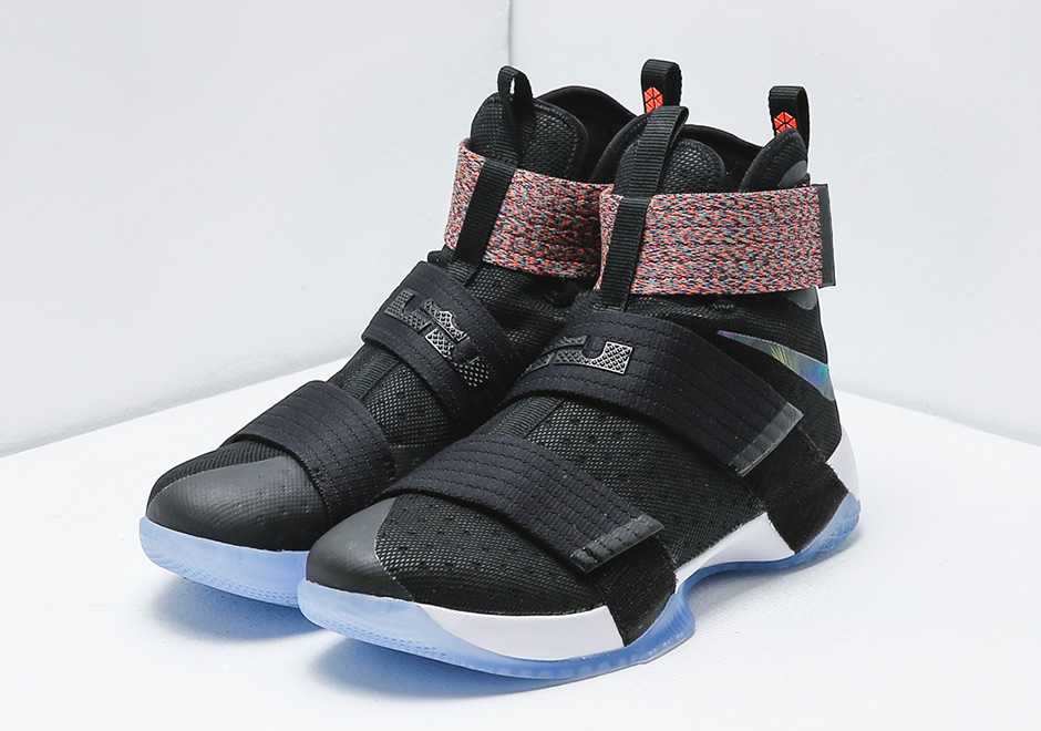 Nike LeBron Soldier 10 EP Iridescent Swoosh Release Date - SBD