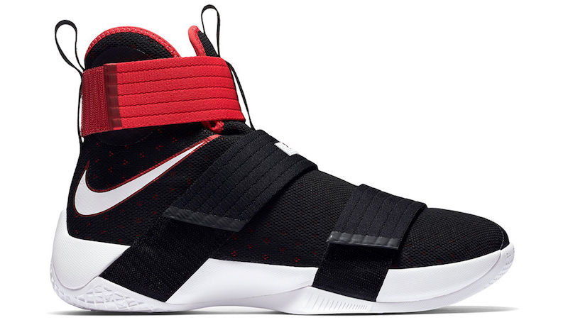 Nike LeBron Soldier 10 Black White Red - Sneaker Bar Detroit