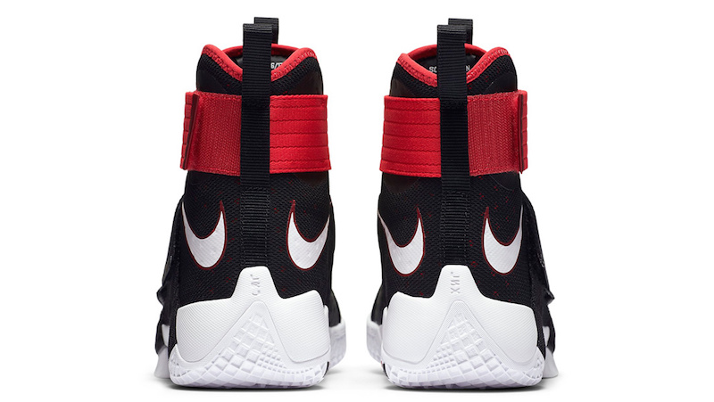 Nike LeBron Soldier 10 Bred Black Red White