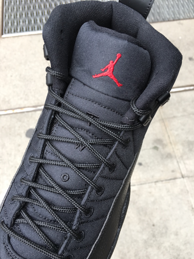 Air Jordan 12 Nylon Black Waterproof